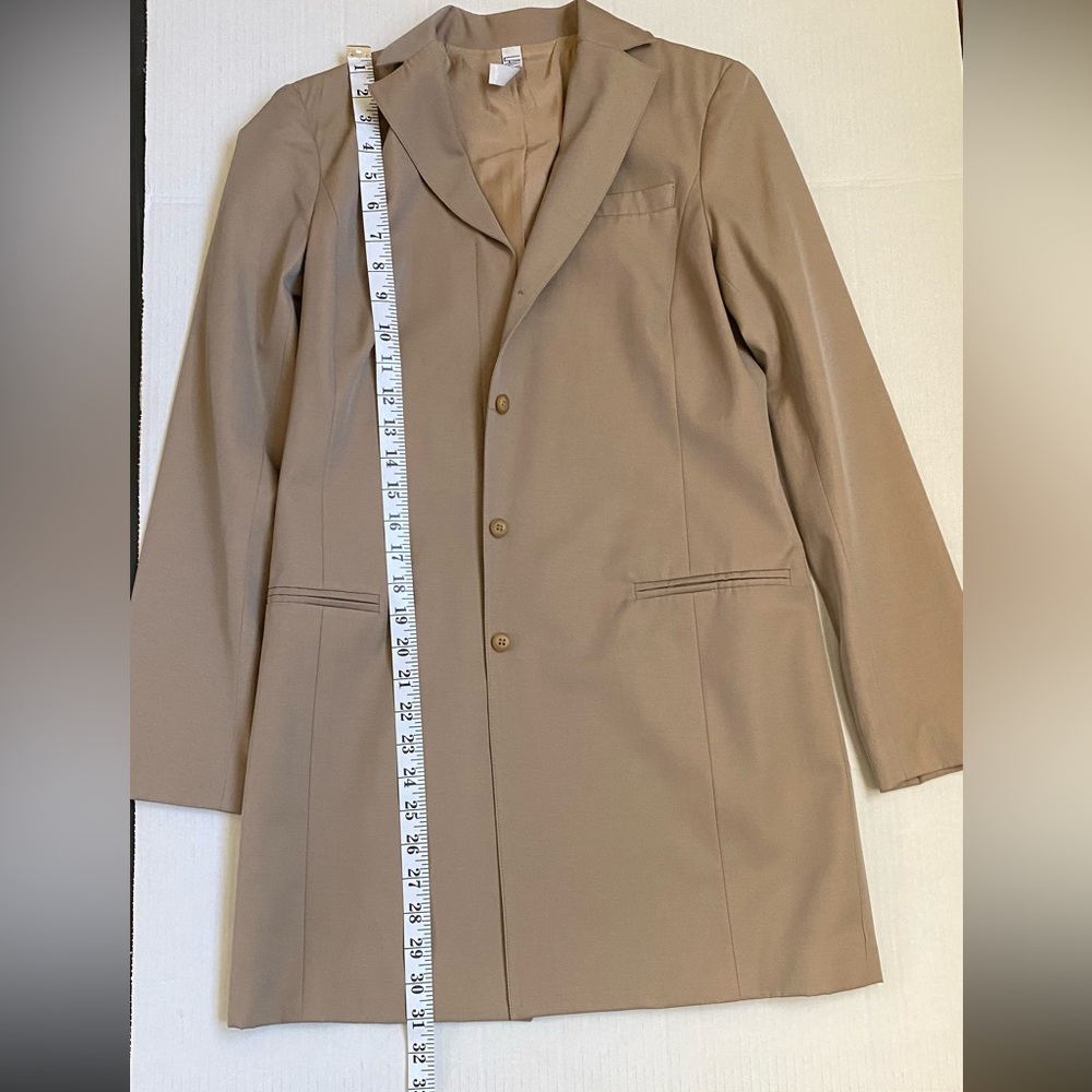 Laundry By Shelli Segal Taupe Single-Breasted Trench Coat